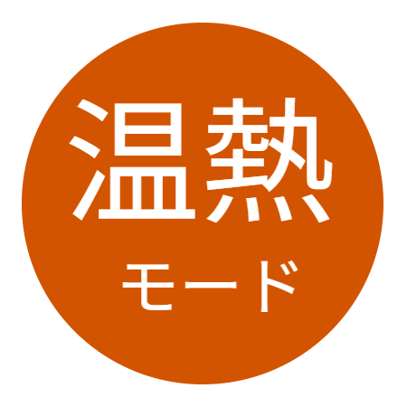 身体を芯からじんわりと温め、血行を促進するイメージアイコン